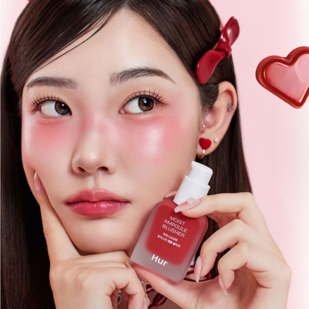 HUR Moist Ampoule Blusher - #03 Rose Brown (BN & Sealed)
